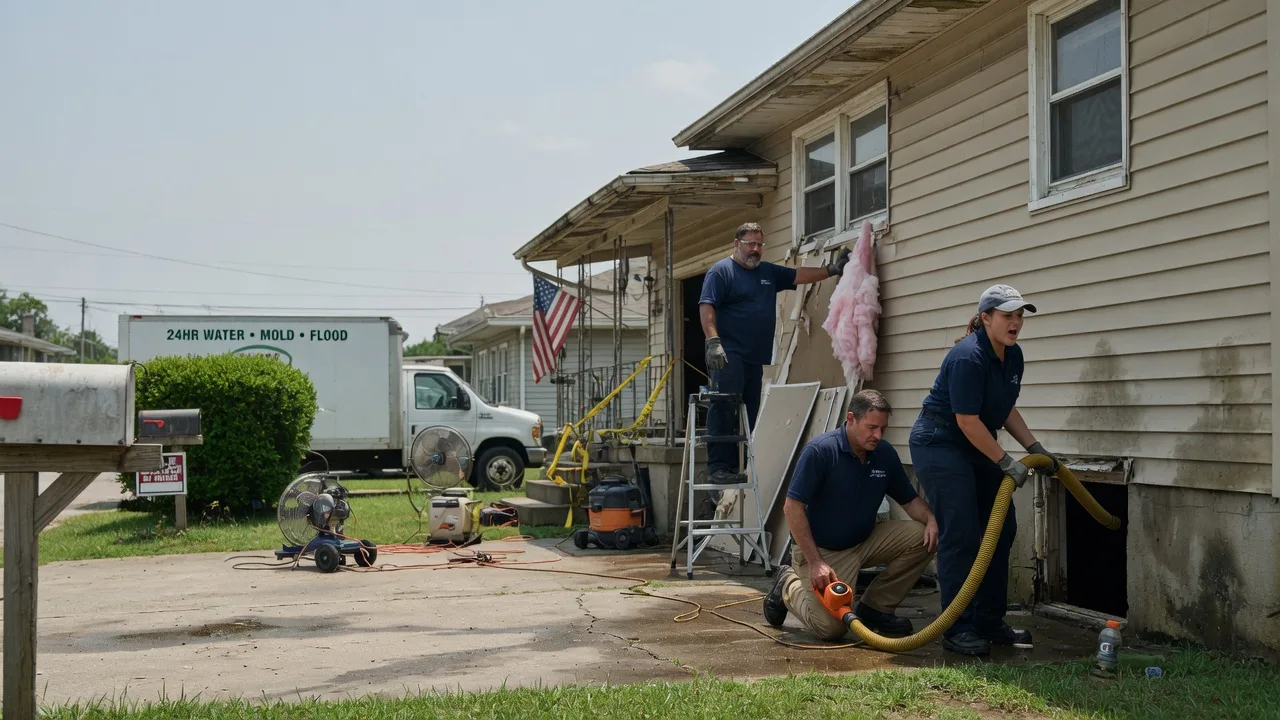 Water Damage Repair in New London, MO near me